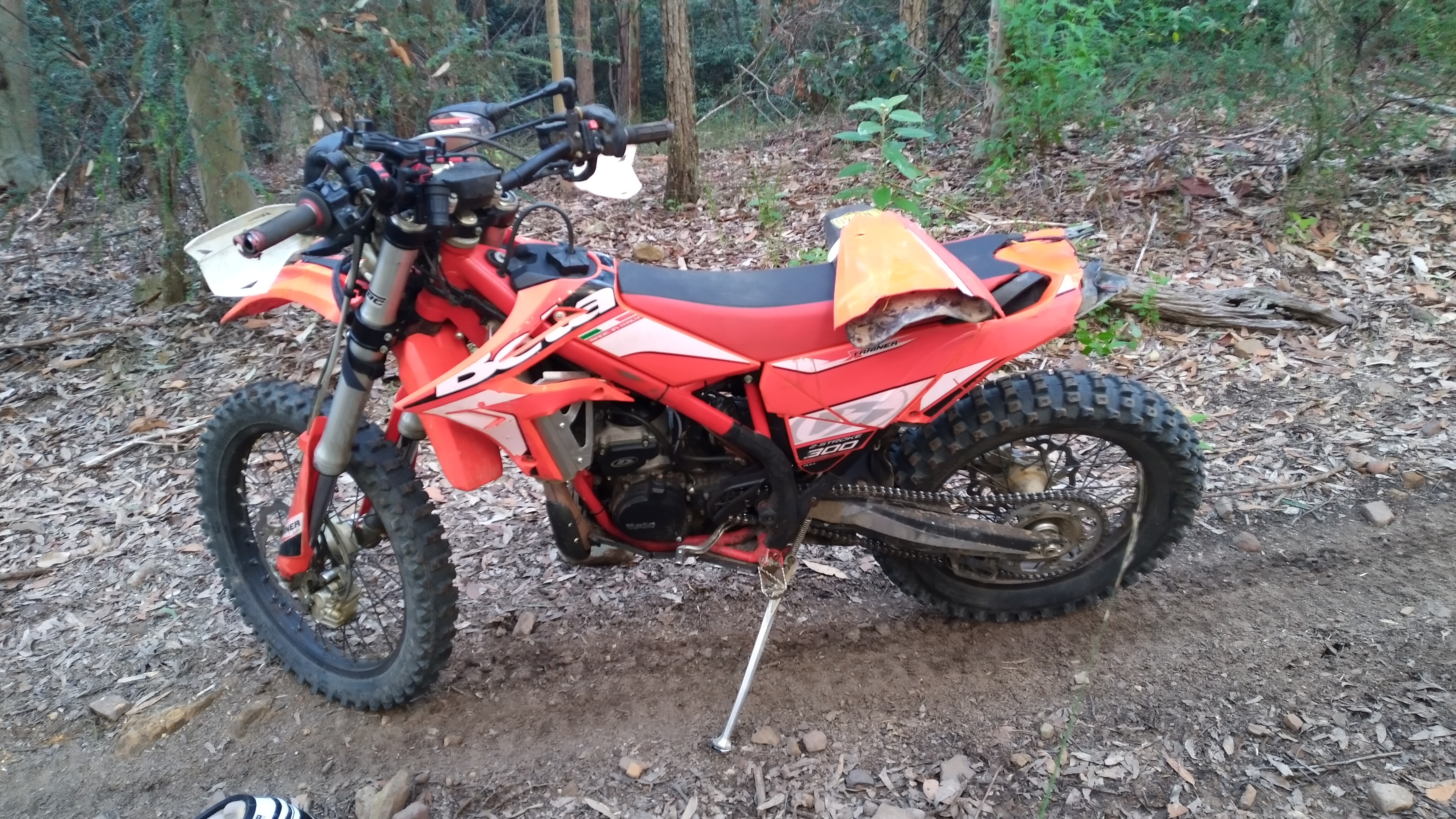 Flipped the bike once too often